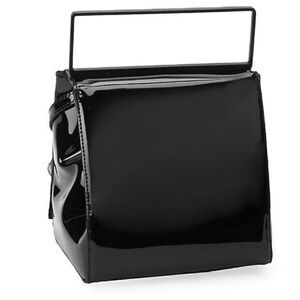 KENDALL+KYLIE Elegant Black Patent Leather Handbag also a crossbody NWT BRANDNEW